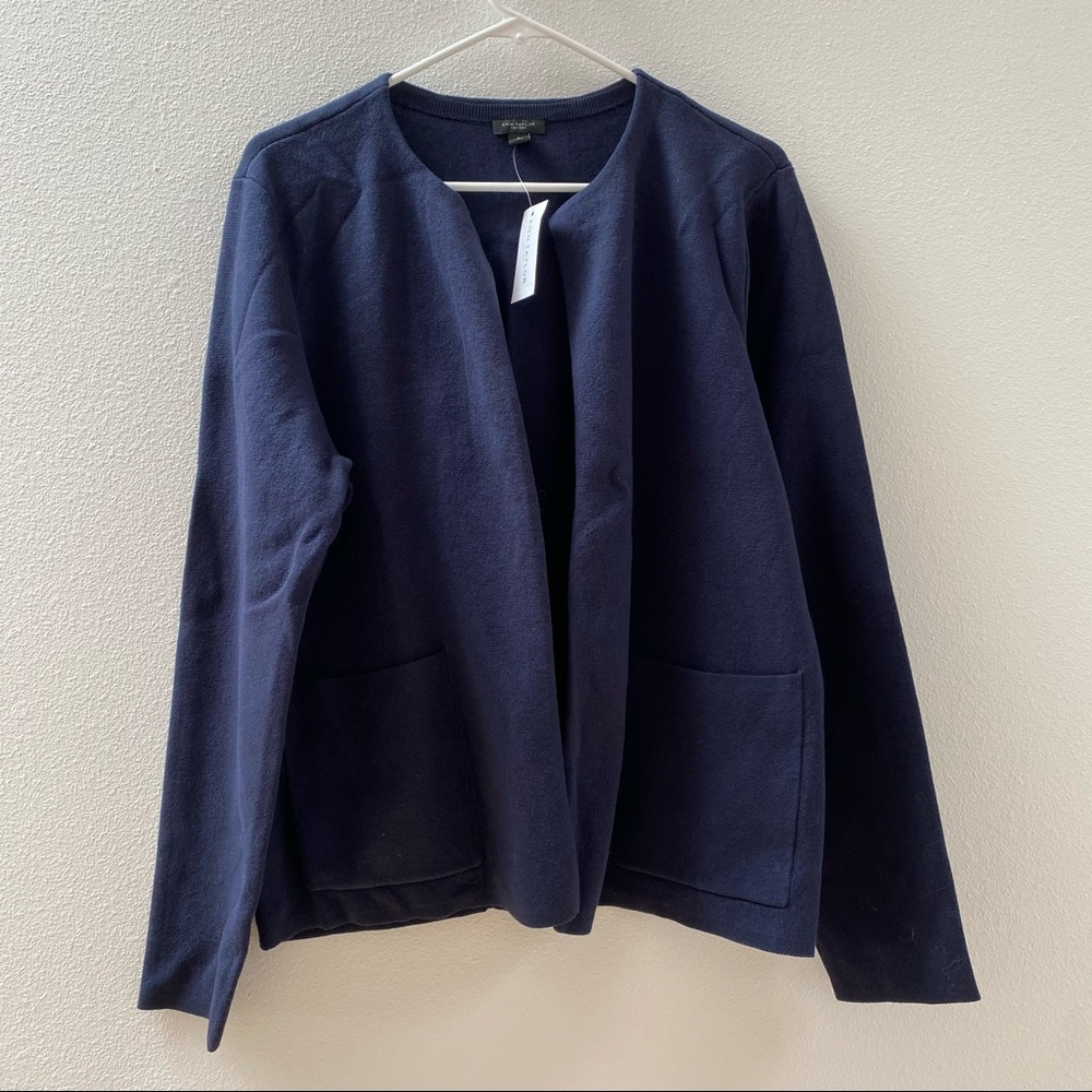 NWT Ann Taylor Factory Open Cardigan, L